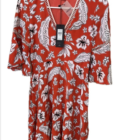 Tommy Hilfiger Dresses & Skirts - Floral Orange, Blue, and White Tommy Hilfiger Dress